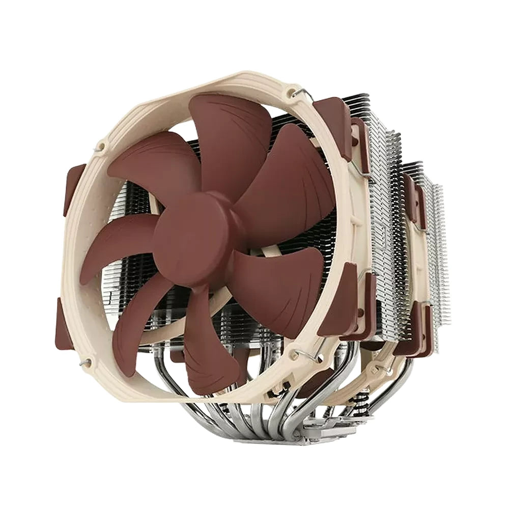 Noctua NH-D15 — vue produit 2 du ventirad CPU sur fond blanc — réf. NH-D15