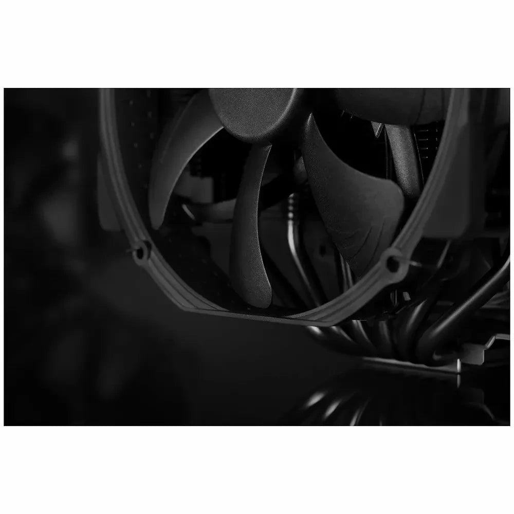 Noctua NH-D15 chromax.black — vue produit 5 du ventirad CPU sur fond blanc — réf. NH-D15-CHROMAX-BLACK