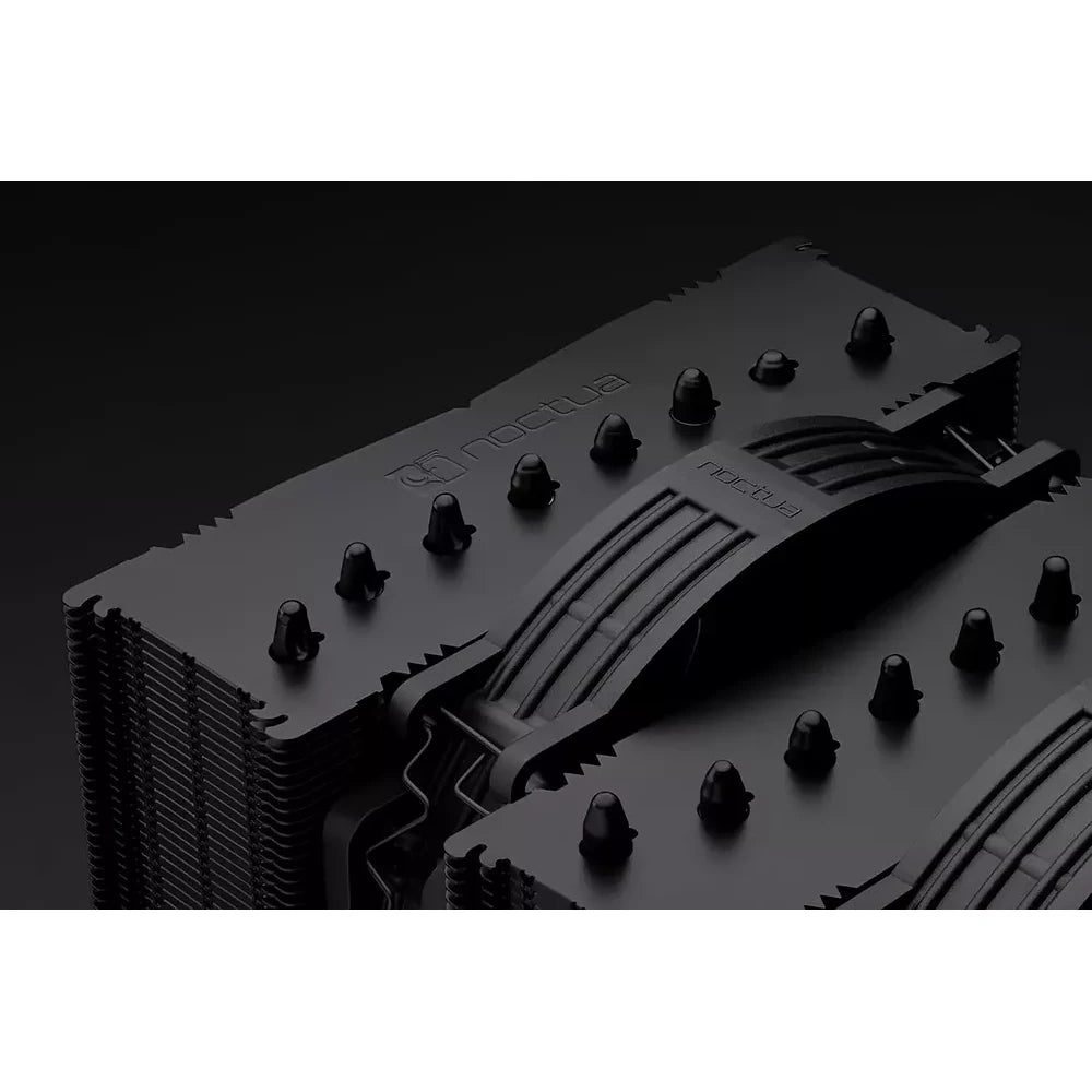 Noctua NH-D15 G2 chromax.black — vue produit 4 du ventirad CPU sur fond blanc — réf. NH-D15 G2 CHROMAX.BLACK