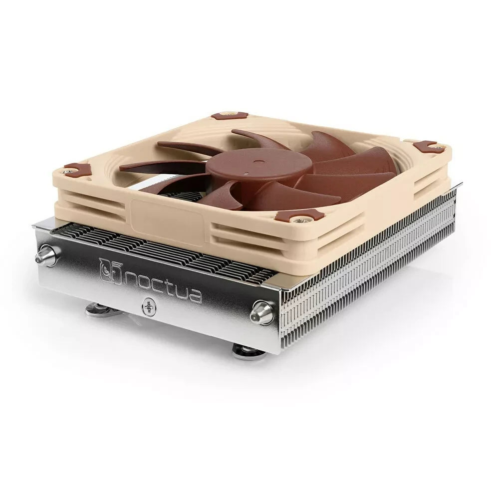 Noctua NH-L9A-AM5 — vue principale du ventirad CPU sur fond blanc — réf. NH-L9A-AM5