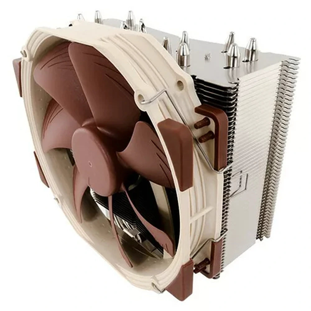 Noctua NH-U14S — vue produit 2 du ventirad CPU sur fond blanc — réf. NH-U14S