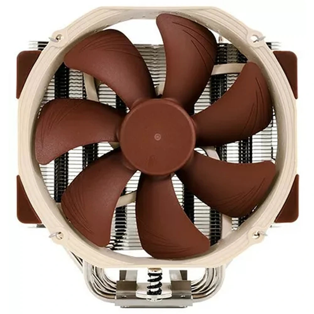Noctua NH-U14S — vue produit 3 du ventirad CPU sur fond blanc — réf. NH-U14S
