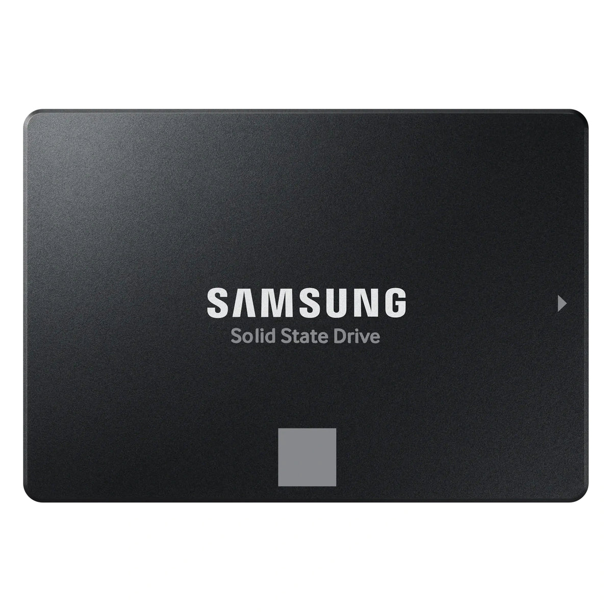 Samsung 870 EVO 250 Go — vue principale du SSD SATA 2,5 pouces sur fond blanc carré — réf. MZ-77E250B/EU
