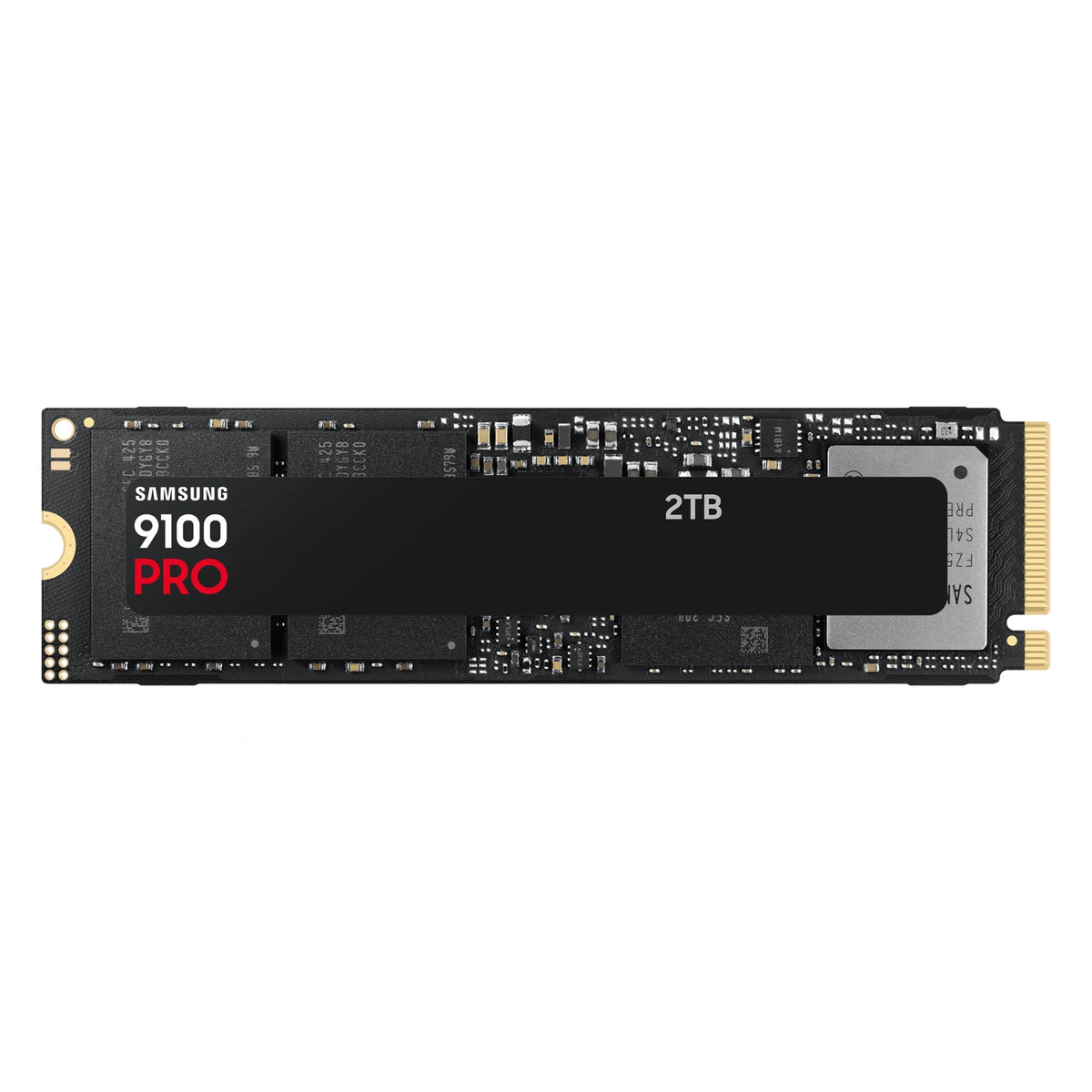 Samsung 9100 PRO 2 To — vue principale du SSD M.2 NVMe PCIe 5.0 x4 sur fond blanc carré — réf. MZ-VAP2T0BW