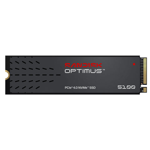 SanDisk Optimus 5100 500 Go — vue de face du SSD M.2 2280 sur fond blanc — réf. SDSP51500GAN-000E0